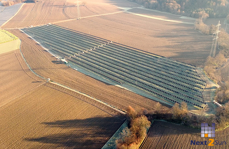 next2sun vertikale photovoltaik