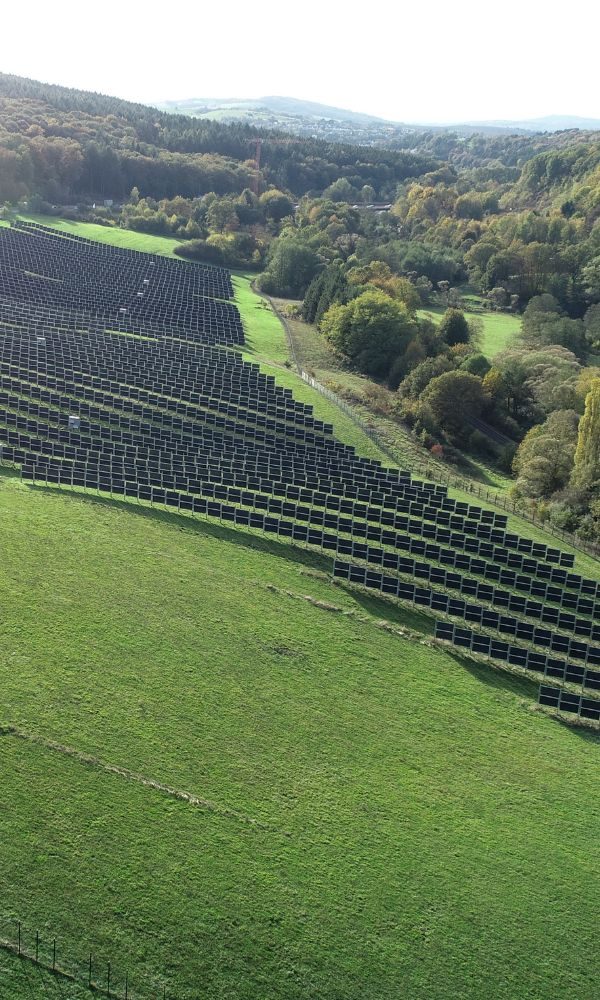 Luftaufnahme des Agri Solarparks