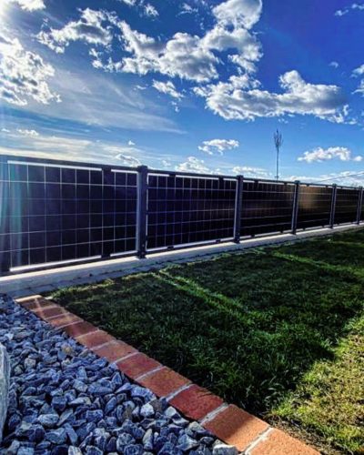 Solarzaun von Next2Sun für Privathaushalte