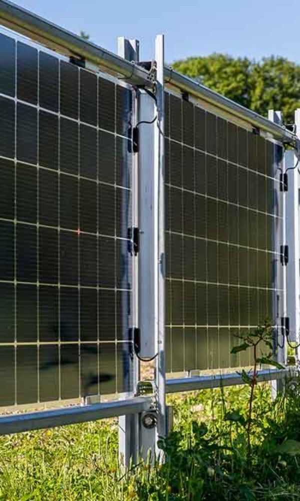 Solarmodul von Next2Sun Zaun