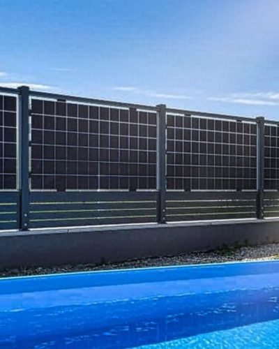 bifacialer photovoltaik Solarzaun von Next2Sun für Privathaushalte